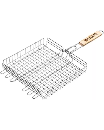 Решетка-гриль 340х340х60 мм, объемная, нержавеющая сталь, Camping// Palisad