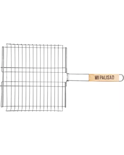 Решетка-гриль 340х340х60 мм, объемная, нержавеющая сталь, Camping// Palisad