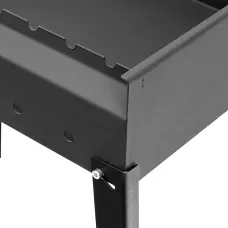 Мангал сварной, 605 х 375 х 138/640 мм, сталь 2 мм, Camping PALISAD 69668