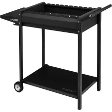 Мангал сварной на колесах, 662 х 390 х 152/805 мм, сталь 2 мм, кочерга в комплекте, Camping PALISAD 69669