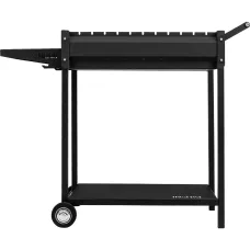 Мангал сварной на колесах, 662 х 390 х 152/805 мм, сталь 2 мм, кочерга в комплекте, Camping PALISAD 69669