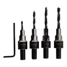 Набор сверл под конфирмат DENZEL 3-5 мм, 4 шт