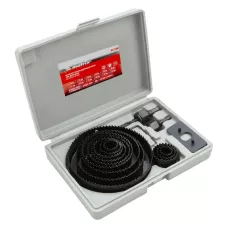 Набор кольцевых пил по дереву, 19-127 мм, 12 предметов MATRIX 70472