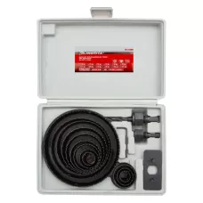 Набор кольцевых пил по дереву, 19-127 мм, 12 предметов MATRIX 70472