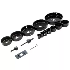 Набор кольцевых пил по дереву, 19-127 мм, 12 предметов MATRIX 70472