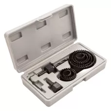 Набор кольцевых пил по дереву, 19-64 мм, 11 предметов MATRIX 70473