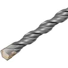 Бур по бетону DENZEL 705016, 10 x 160 мм, двойная спираль, три пылеотводящие кромки