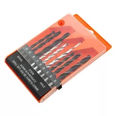 Набор сверл по бетону 5-6-8 мм, металлу 5-6-8 мм, дереву 5-6-8 мм, 9 шт. цилин. хвостовик SPARTA 725055