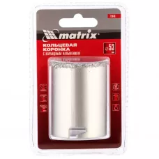 Кольцевая коронка с карбидным напылением, 53 мм MATRIX 72848