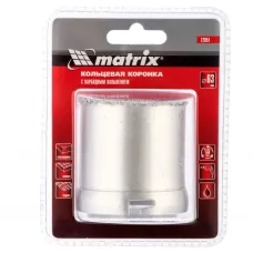 Кольцевая коронка с карбидным напылением, 63 мм MATRIX 72851