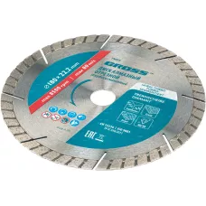 Диск алмазный GROSS 180х22,2 мм., турбо-сегментный, сухое резание 73023