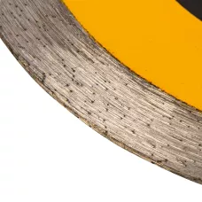 Диск алмазный отрезной DENZEL 115 х 22,2 мм, сплошной, супертонкий, горячий пресс, мокрое резание