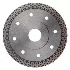 Диск алмазный GROSS 115х22,2 мм., тонкий, сплошной (Jaguar), мокрое резание 73052