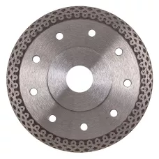 Диск алмазный GROSS 125х22,2 мм., тонкий, сплошной (Jaguar), мокрое резание 73053