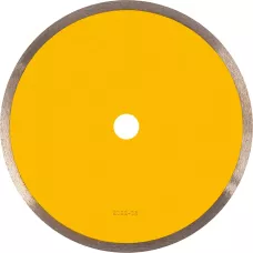 Диск алмазный отрезной DENZEL 230 х 22,2 мм, сплошной, супертонкий, горячий пресс, мокрое резание