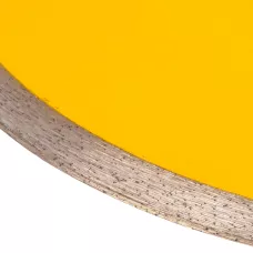 Диск алмазный отрезной DENZEL 230 х 22,2 мм, сплошной, супертонкий, горячий пресс, мокрое резание