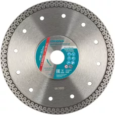 Диск алмазный GROSS 180х22,2 мм., тонкий, сплошной (Jaguar), мокрое резание 73056