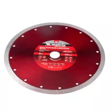 Диск алмазный сплошной, тонкий, 250 х 25,4 мм, мокрое резание MATRIX 730867