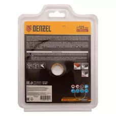 Диск алмазный отрезной DENZEL73101, сегментный, 125 x 22.2 мм, сухая резка