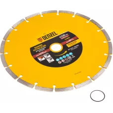 Диск алмазный отрезной DENZEL73104, сегментный, 230 x 22.2 мм, сухая резка