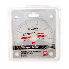 Диск алмазный отрезной "Мультирез" ф125 х 22,2мм, сухой/мокрый рез, PRO MATRIX 73199