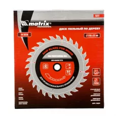 Пильный диск по дереву, 216 х 32 мм, 24 зуба MATRIX  73227