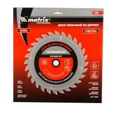 Пильный диск по дереву, 300 х 32 мм, 48 зубьев MATRIX  73269