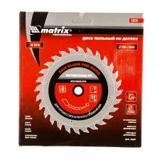 Пильный диск по дереву, 190 х 20 мм, 36 зубьев MATRIX  73279
