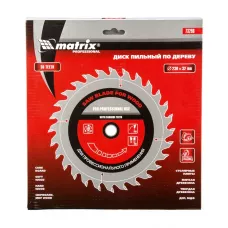 Пильный диск по дереву, 230 х 32 мм, 36 зубьев MATRIX  73296