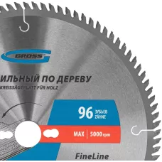 Пильный диск по дереву GROSS 305 x 30 x 96Т 73346