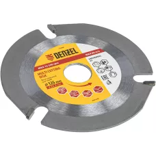Диск пильный для УШМ DENZEL 73398, «мультирез» 125 мм, посадка 22.2 мм