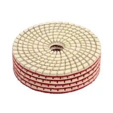 Алмазный гибкий шлифовальный круг, 100 мм, P1500, мокрое шлифование, 5 шт. MATRIX 73512