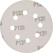 Круг абразивный под "липучку", перфориров., P 120, 125 мм MATRIX 73806