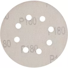 Круг абразивный под "липучку", перфориров., P 180, 125 мм MATRIX 73808