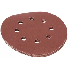 Круг абразивный под "липучку", перфориров., P 180, 125 мм MATRIX 73808