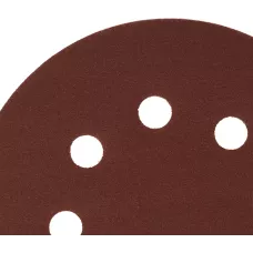 Круг абразивный на ворсовой подложке под "липучку", перфорированный, P 220, 125 мм, 5 шт Сибртех
