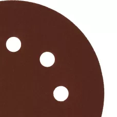 Круг абразивный на ворсовой подложке под "липучку", перфорированный, P 280, 125 мм, 5 шт Сибртех