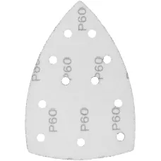 Треугольник абразивный на ворc. подложке под "липучку", перф., P 60, 150х150х100 мм, 5 шт. Denzel