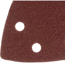Треугольник абразивный на ворc. подложке под "липучку", перф., P 80, 150х150х100 мм, 5 шт. Denzel