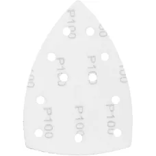 Треугольник абразивный на ворc. подложке под "липучку", перф., P 100, 150х150х100 мм, 5 шт. Denzel