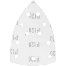 Треугольник абразивный на ворc. подложке под "липучку", перф., P 120, 150х150х100 мм, 5 шт. Denzel
