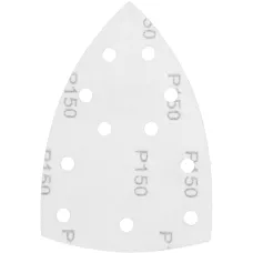 Треугольник абразивный на ворc. подложке под "липучку", перф., P 150, 150х150х100 мм, 5 шт. Denzel