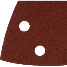 Треугольник абразивный на ворc. подложке под "липучку", перф., P 150, 150х150х100 мм, 5 шт. Denzel