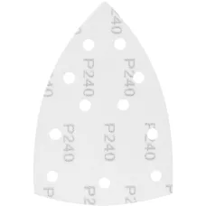 Треугольник абразивный на ворc. подложке под "липучку", перф., P 240, 150х150х100 мм, 5 шт. Denzel