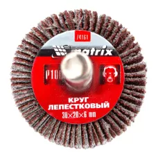 Круг лепестковый для дрели, 30 х 20 х 6 мм, P 100 MATRIX 74161