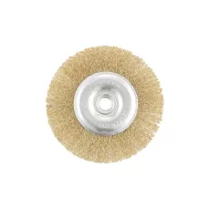 Щетка для УШМ, 125 мм, М14, плоская,витая проволока MATRIX 74651