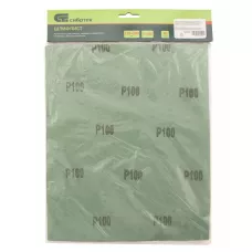 Шлифлист на бумажной основе, P 100, 230 х 280 мм, 10 шт, влагостойкий Сибртех