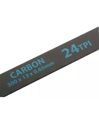 Полотна для ножовки по металлу, 300 мм, 24 TPI, Carbon, 2 шт Gross