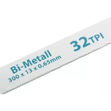 Полотна для ножовки по металлу GROSS, 300 мм, 32TPI, BiM, 2 шт. 77728