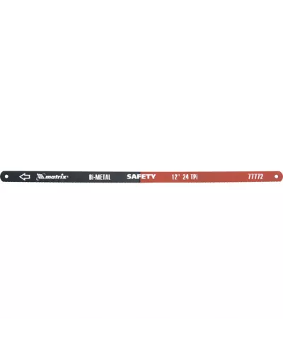 Полотна для ножовки по металлу, 300 мм, 24 TPI, биметаллическое, 2 шт Matrix